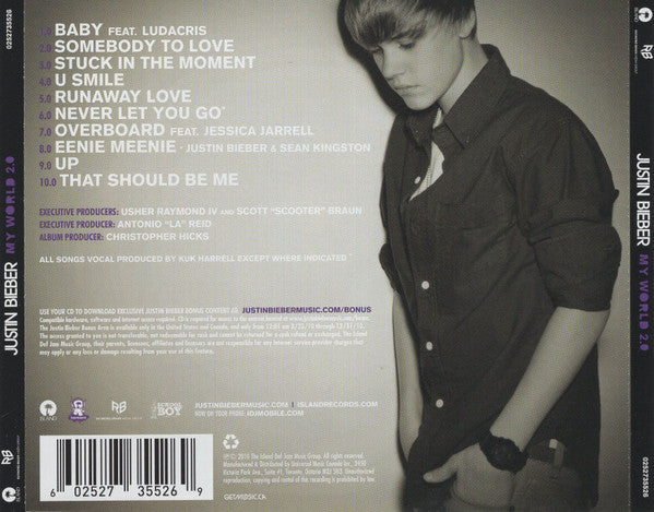 Justin Bieber - My World 2.0 CD