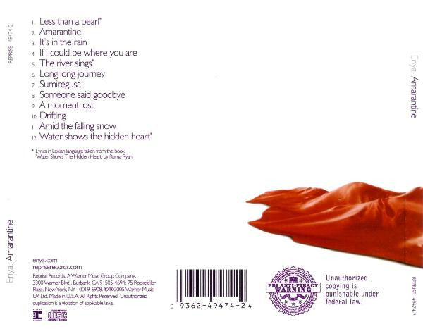 Enya - Amarantine CD