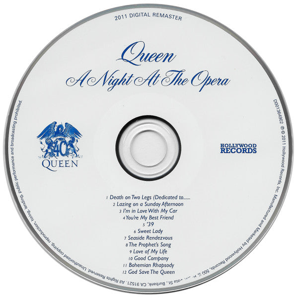 Queen - A Night at the Opera CD