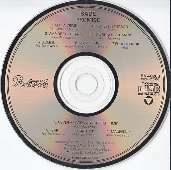 Sade - Promise CD