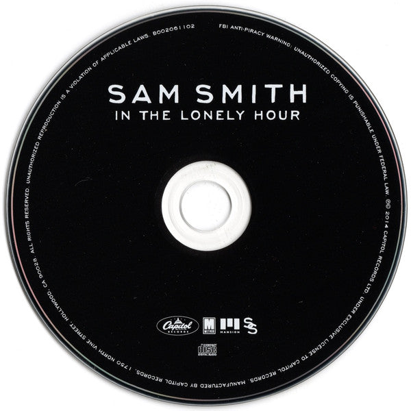 Sam Smith - In the Lonely Hour CD