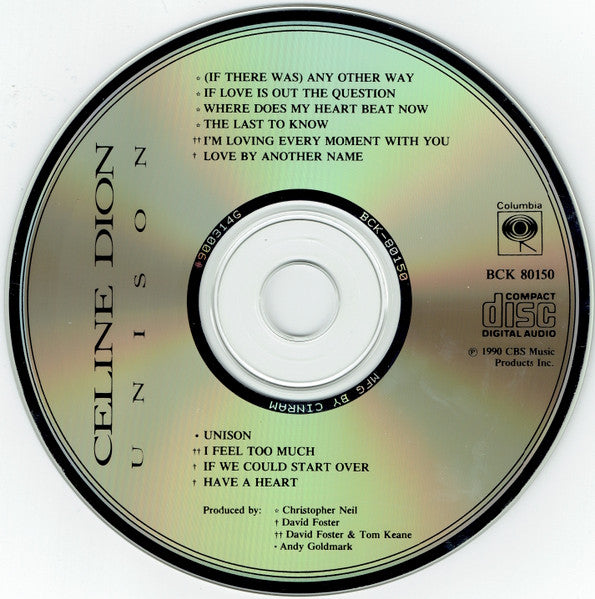Celine Dion - Unison CD