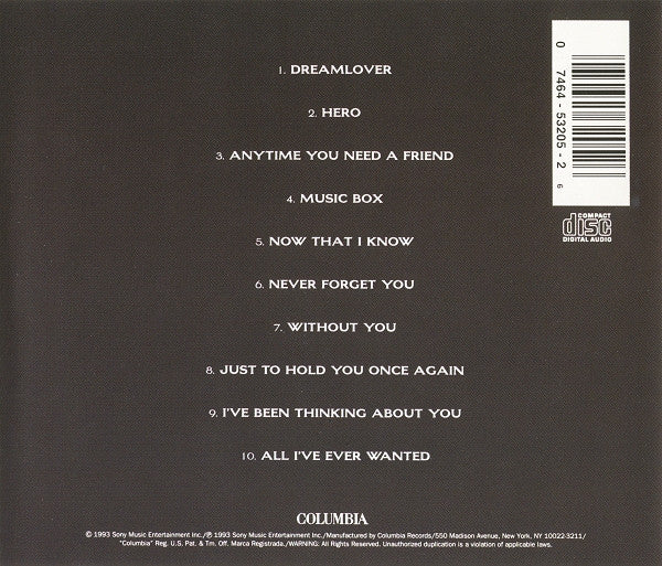 Mariah Carey - Music Box CD