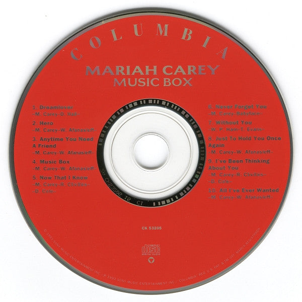 Mariah Carey - Music Box CD