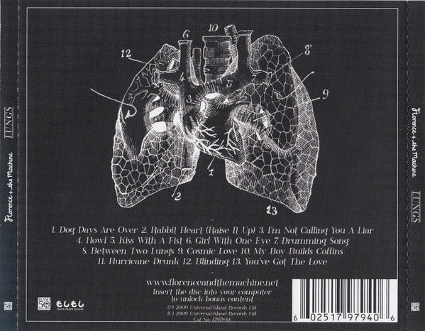 Florence + The Machine - Lungs CD