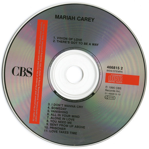 Mariah Carey - Mariah Carey CD