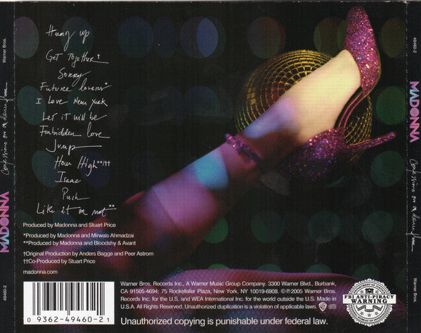 Madonna - Confessions On A Dance Floor CD