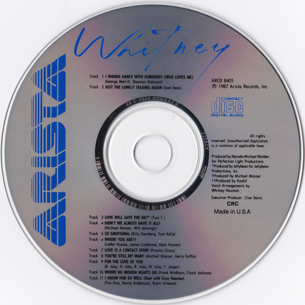 Whitney Houston - Whitney CD