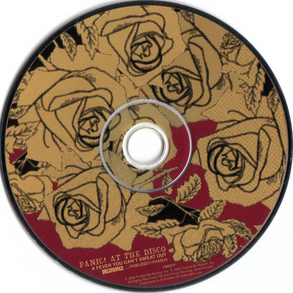 Panic! At the Disco - A Fever You Can't Sweat Out CD