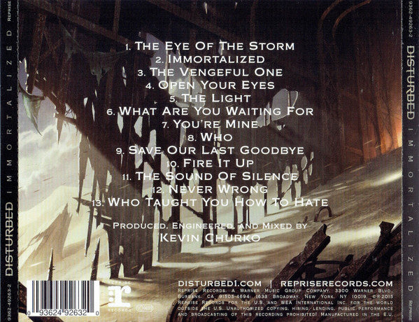 Disturbed - Immortalized CD