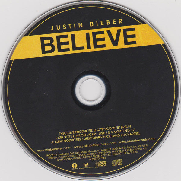 Justin Bieber - Believe CD/DVD