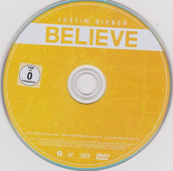 Justin Bieber - Believe CD/DVD