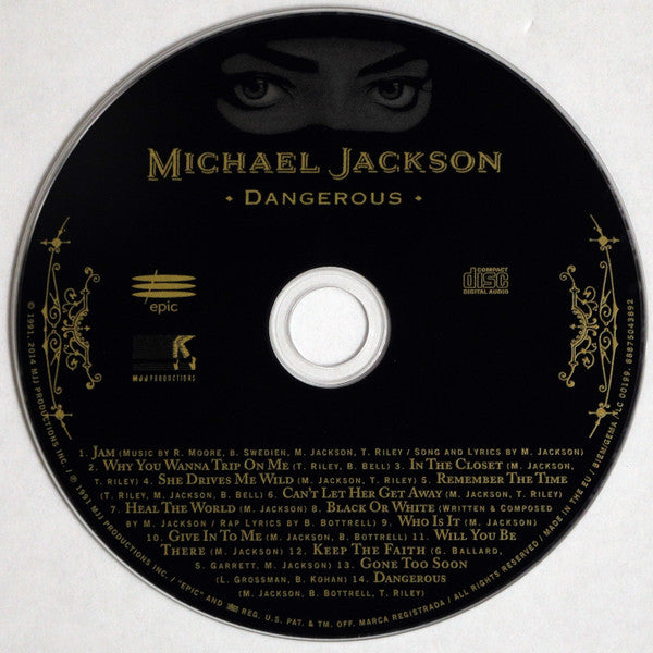 Michael Jackson – Dangerous CD