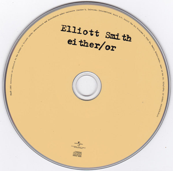 Elliott Smith - Either/Or CD