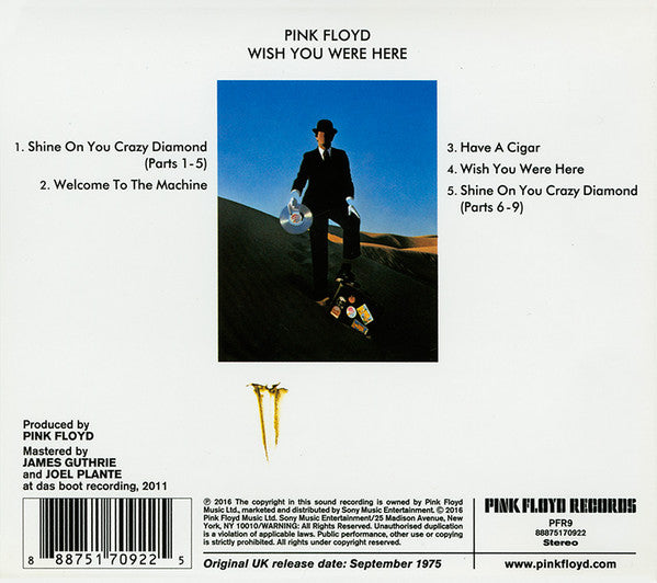 Pink Floyd - Wish You Were Here CD