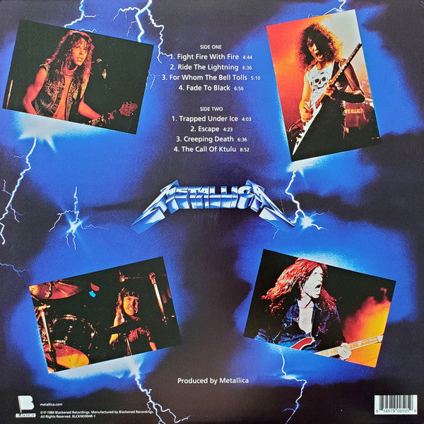 Metallica - Ride the Lightning Remastered Vinyl