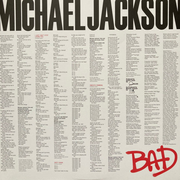 Michael Jackson - Bad Vinyl