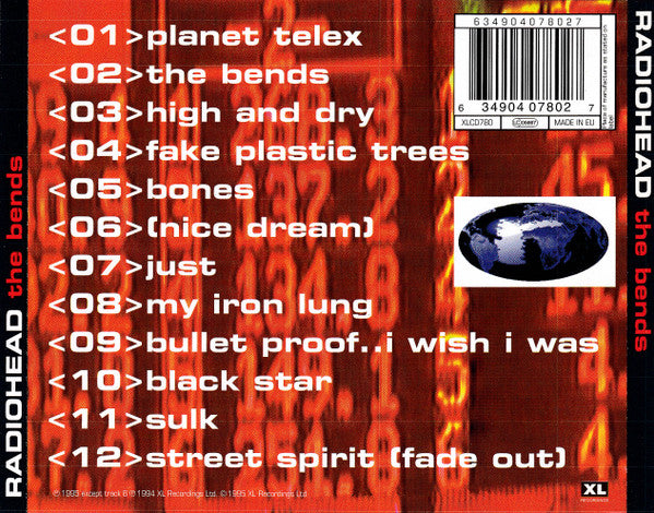 Radiohead - The Bends CD