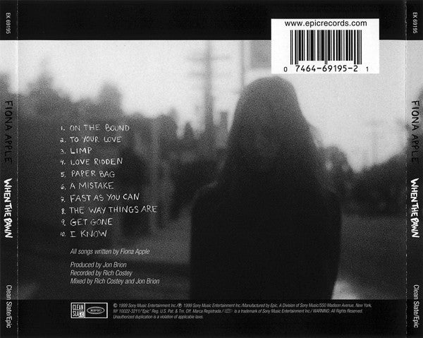 Fiona Apple - When The Pawn... CD