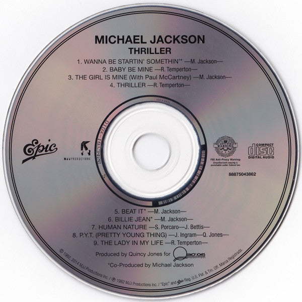 Michael Jackson - Thriller CD