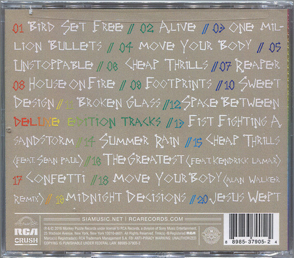 Sia - This Is Acting [Deluxe Edition] CD