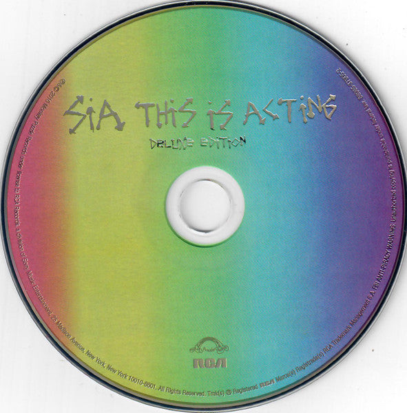 Sia - This Is Acting [Deluxe Edition] CD