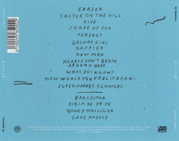 Ed Sheeran - Divide (Deluxe) CD