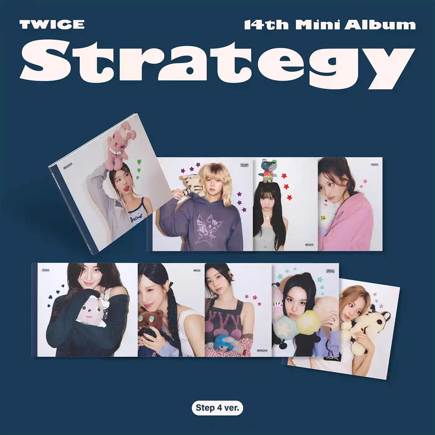 TWICE - [STRATEGY] 14th Mini Album STEP4 MOMO Version CD