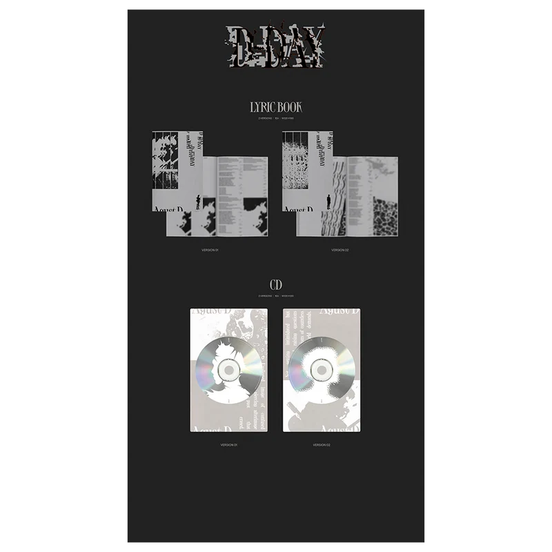 SUGA of BTS 민윤기 -  [D-DAY] Version 2 CD
