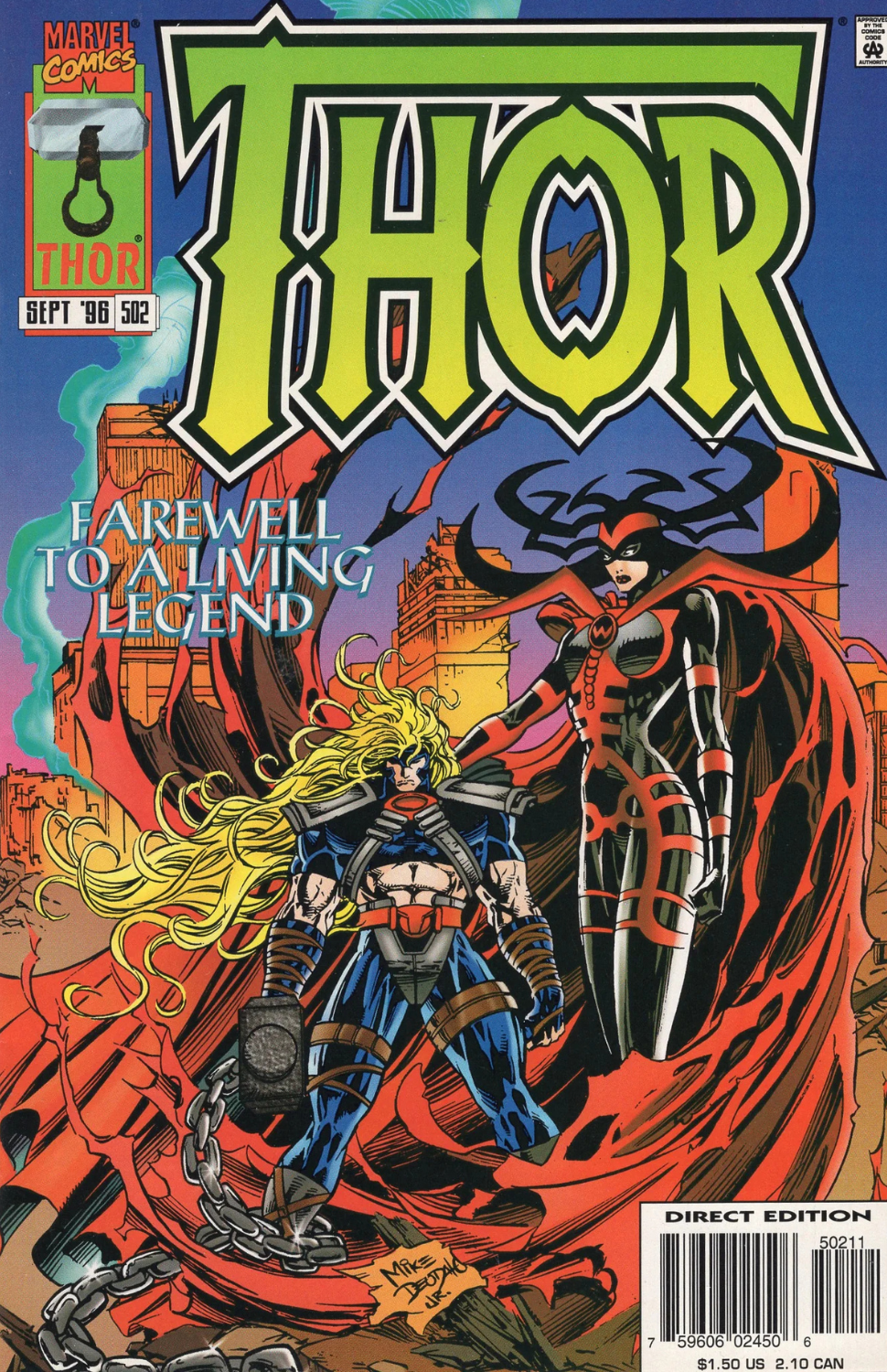 Thor #502 Farewell To A Living Legend!