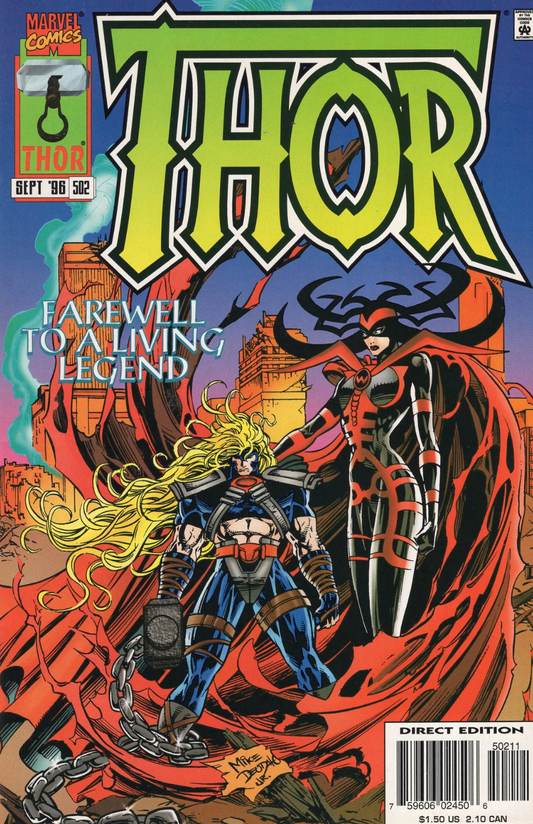 Thor #502 Farewell To A Living Legend!