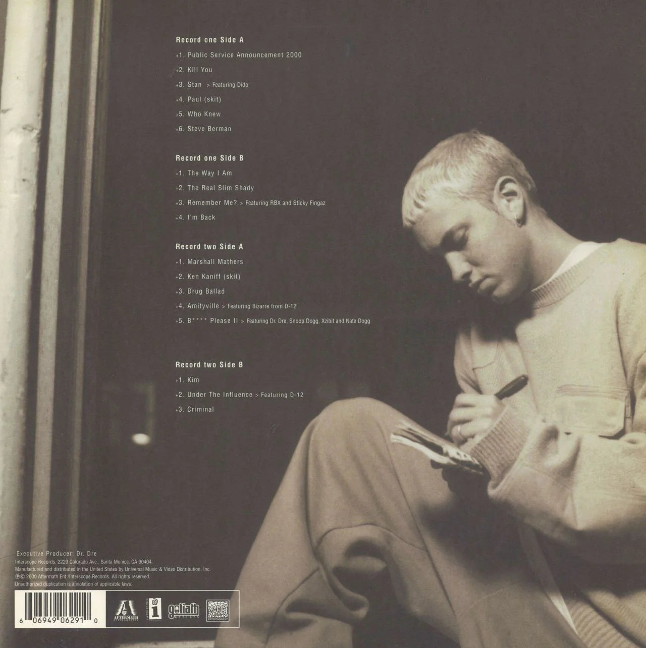 Eminem - The Marshall Mathers LP Double Vinyl