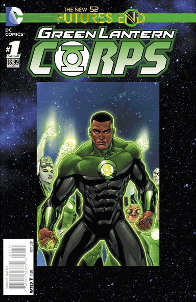Green Lantern Corps: Futures End #1 (One-Shot) [3D Lenticular Cover]