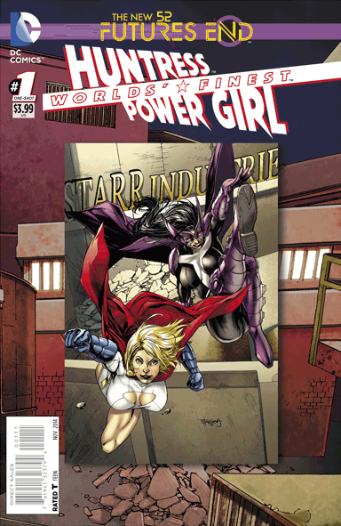 Worlds' Finest Huntress/Power Girl: Futures End #1 (One-Shot) [3D Lenticular Cover]
