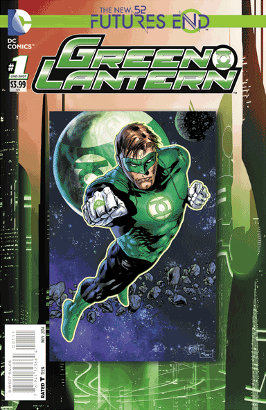 Green Lantern: Futures End #1 (One-Shot) [3D Lenticular Cover]