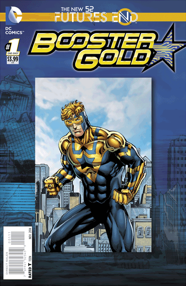 Booster Gold: Futures End #1 (One-Shot) [3D Lenticular Cover]