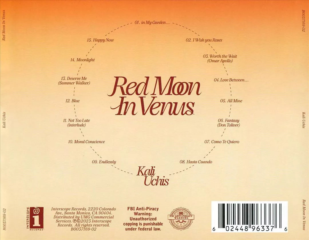 Kali Uchis - Red Moon In Venus CD