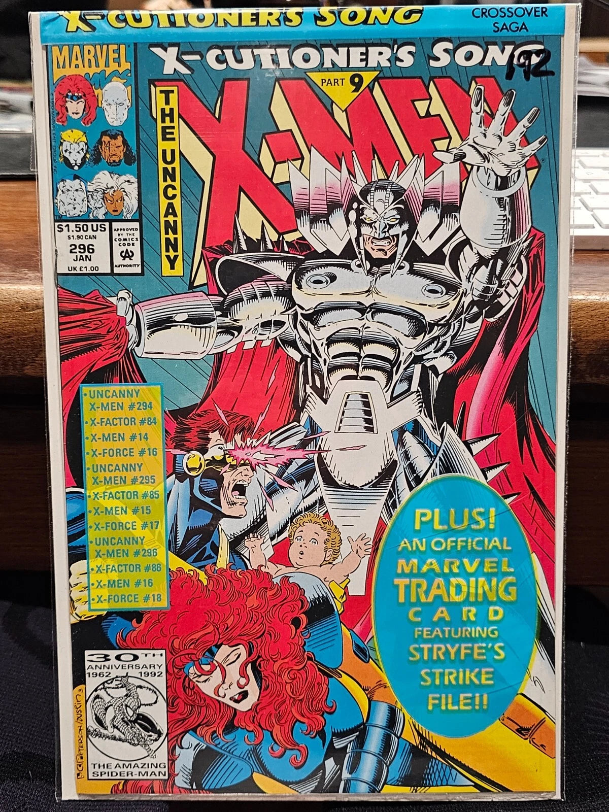 The Uncanny X-Men #296 [Polybagged w/ Card] [1993]