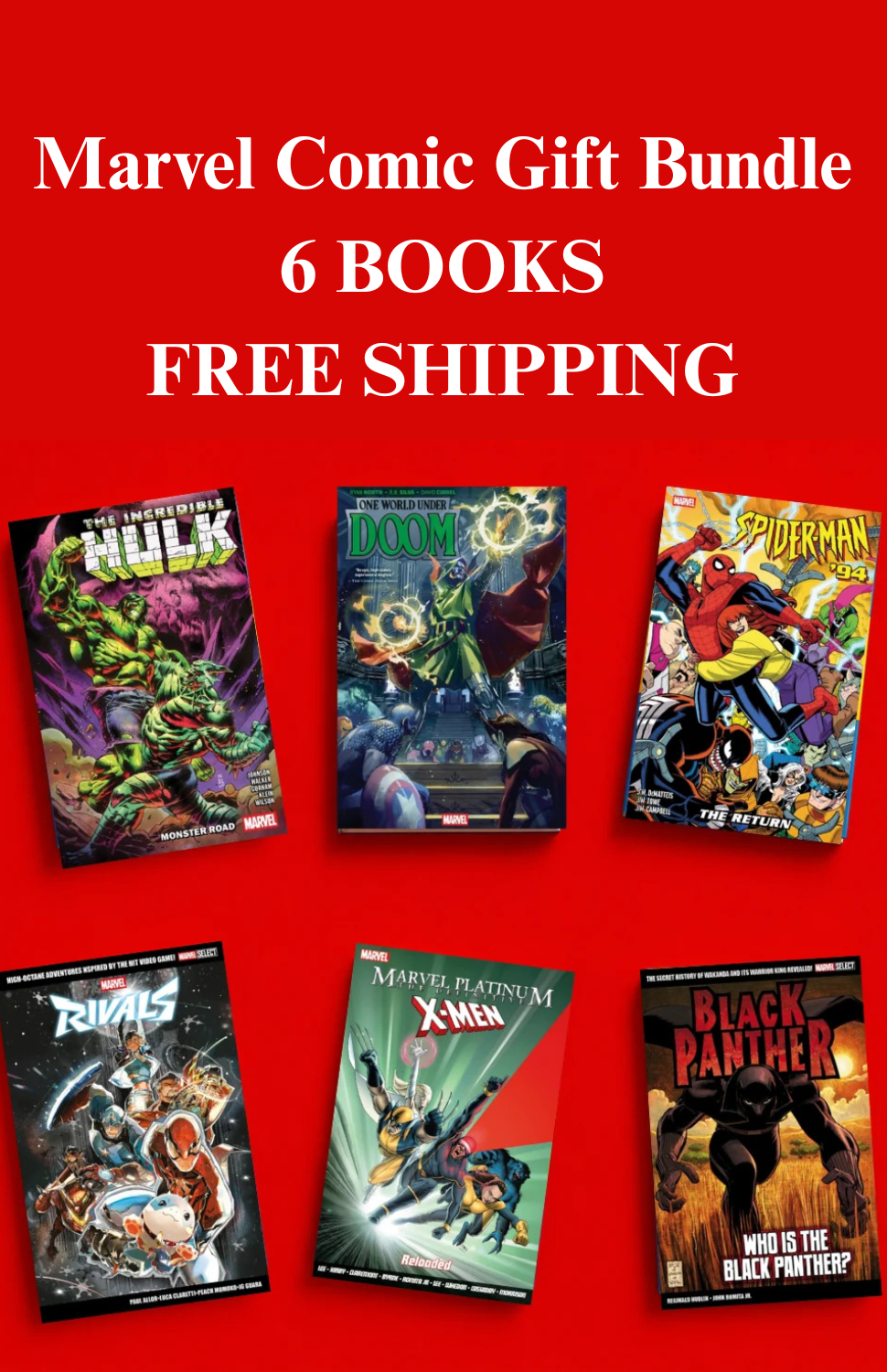 Marvel Comic Gift Bundle [6 Books]