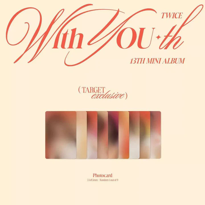 TWICE - With YOU-th (Glowing Ver. - Target Exclusive w/ Photocard) CD